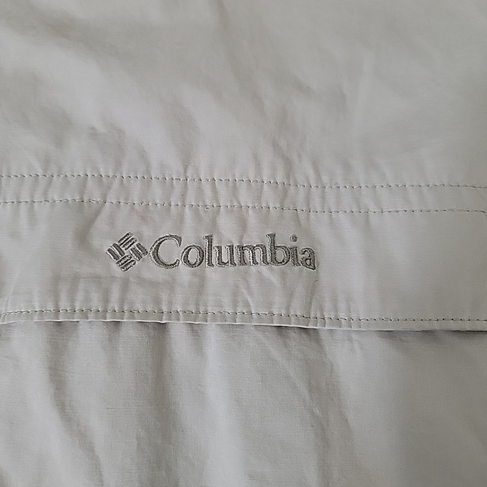 Columbia Men's Beige W/ Zipper Pockets Zip Jacket XL - Picture 6 of 15